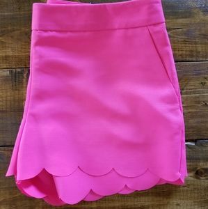 Express Scalloped Shorts